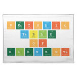 periodic 
 table 
 of 
 elements  Placemats