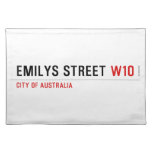 Emilys Street  Placemats
