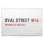 Oval Street  Placemats