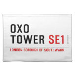 oxo tower  Placemats