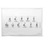 Happy
 Holidays  Placemats