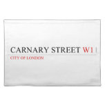 Carnary street  Placemats