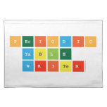 Periodic
 Table
 Writer  Placemats