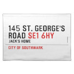 145 St. George's Road  Placemats