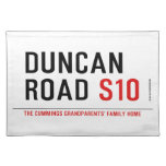 duncan road  Placemats