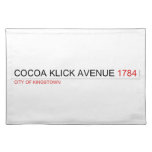 COCOA KLICK AVENUE  Placemats