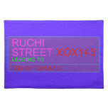 Ruchi Street  Placemats