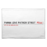 panna love patrick street   Placemats