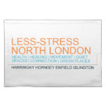Less-Stress nORTH lONDON  Placemats