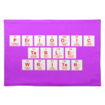 Periodic
 Table
 Writer  Placemats