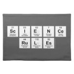 science
 rules  Placemats