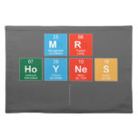 Mr
 Hoynes
   Placemats