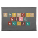 Periodic
 Table
 Writer  Placemats