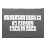 Periodic
 Table
 Writer  Placemats