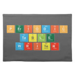 Periodic
 Table
 Writer  Placemats