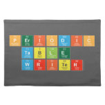 Periodic
 Table
 Writer  Placemats