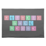 Periodic
 Table
 Writer  Placemats