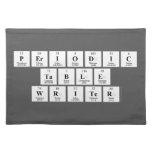 Periodic
 Table
 Writer  Placemats