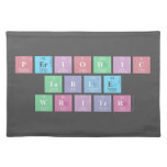 Periodic
 Table
 Writer  Placemats