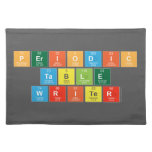 Periodic
 Table
 Writer  Placemats