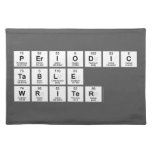 Periodic
 Table
 Writer  Placemats