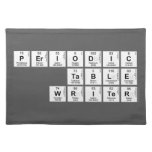 Periodic
 Table
 Writer  Placemats