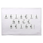 Periodic
 Table
 Writer  Placemats