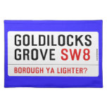 GOLDILOCKS GROVE  Placemats