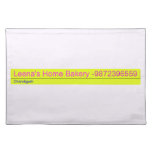 Leena's Home Bakery  Placemats