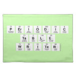 Periodic
 Table
 Writer  Placemats