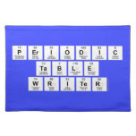 Periodic
 Table
 Writer  Placemats