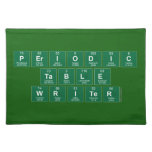 Periodic
 Table
 Writer  Placemats
