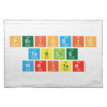 Periodic
 Table
 Writer  Placemats