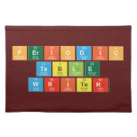 Periodic
 Table
 Writer  Placemats