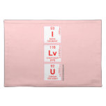 I
 Lv
 U  Placemats