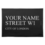 Your Name Street  Placemats