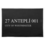 27 ANTEPLİ 001  Placemats
