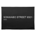 SONWABO STREET  Placemats