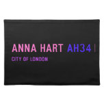 Anna Hart  Placemats