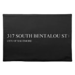 317 south bentalou st    Placemats