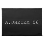 A.jheiem  Placemats