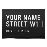 Your Name Street  Placemats