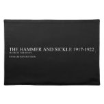 the hammer and sickle  Placemats