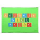 Periodic
 Table
 Writer  Placemats