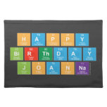 Happy
 Birthday
 Joanna  Placemats