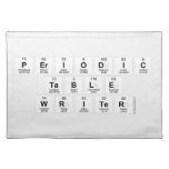 Periodic
 Table
 Writer  Placemats