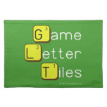 Game Letter Tiles  Placemats