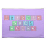 Periodic
 Table
 Writer  Placemats