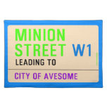 Minion Street  Placemats