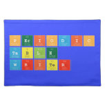 Periodic
 Table
 Writer  Placemats